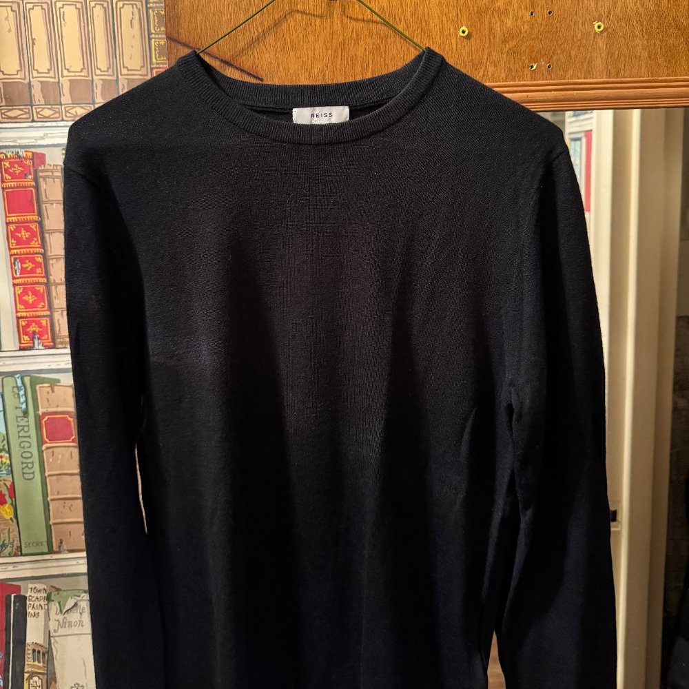 Reiss Navy Sweater Size M